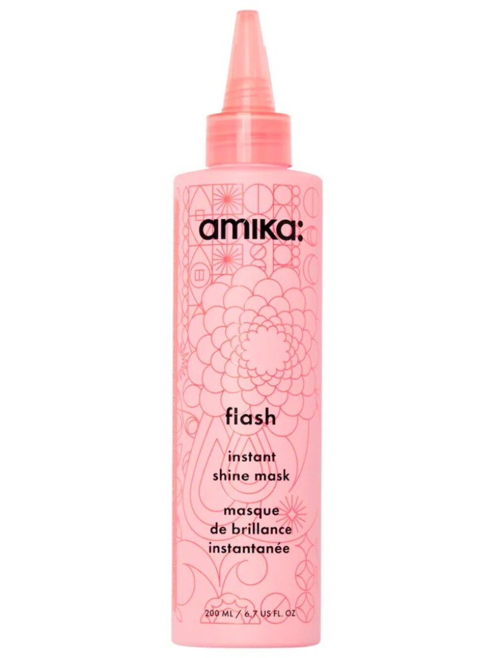2 x Amika flash instant shine masks